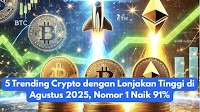 5 Trending Crypto with High Spikes in August 2025