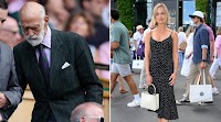 Members of the Royal Family arrive at Wimbledon as they rub shoulders with celebrities
