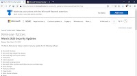 Microsoft Windows Security Updates March 2020 overview