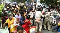 ‘Gate opened for unwell woman; crowd surged forward leading to stampede in temple’