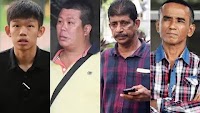 4 men who chanted 'Sah Lak Kau' and 'Hai Lok San' at funeral processions charged in court