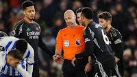 Brighton 1-1 Arsenal: Mikel Arteta 'very disappointed' with Joao Pedro penalty from William Saliba foul