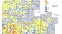 Groundwater levels fall across western and central Kansas