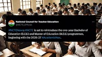 NCTE to bring back 1-year BEd, MEd courses from 2026-27 year: Check eligibility and other details