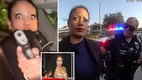 ‘Crazy eyes’ Uber driver who allegedly pulled a gun on a passenger sasses cop during arrest, body cam video shows