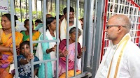 TTD additional EO inspects queue lines as waiting time for Darshan stretches upto 18 hours at Tirumala