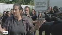 Who are the mystery group seen in The Walking Dead season 7 episode 9?