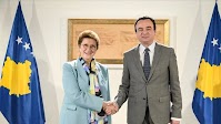 Kurti welcomes the General Secretary of VEF to the meeting, talks about the advancement of Kosovo in this organization