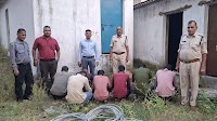 Singrauli News: विद्युत तारों की चोरी करने वाले 7 आरोपी गिरफ़्तार , 600 मीटर तार बरामद|News
