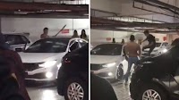 [Watch] 6 Men Arrested For Fighting And Damaging Car In Miri Mall Parking Lot