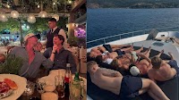 NHL stars William Nylander, Alex Nylander, and Rasmus Sandin enjoy a Saint‑Tropez vacation in the French