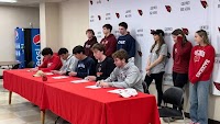 Greenwich High School Students Mark Next Step In Athletic Careers