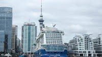 Celebrity Edge cruise ship caused ferry delays when it arrived in Auckland