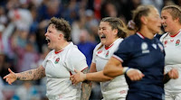 England off to a flyer in 11-try Women’s Rugby World Cup mauling of USA