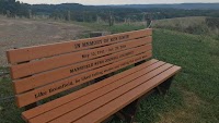 Ron Simon's bench back up at Mount Jeez; donations pour in to help pay for replacement