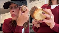Hailey Bieber’s New TikTok Might ‘Make B-tches Mad’ but Her Chocolate-Cherry Manicure Looks Delicious
