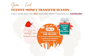 An instant cash bonus of VND 100,000 on every Ria inward remittance at Agribank