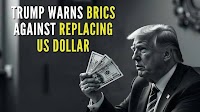 Trump Threatens 100% Tariffs on BRICS Nations Over De-Dollarisation Efforts