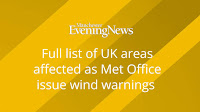 Storm Floris is set to hit the UK