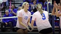 Volleyball Topples No. 16 West Florida in Four Sets