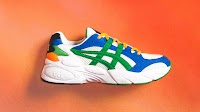 All about the 90s: Asics reinvents a past silhouette with bold colors and a chunky design