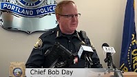 Chief Bob Day Addresses Media on South Waterfront Protests and Public Safety
