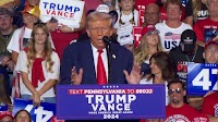 ‘I’m better looking than she is’: Trump continues personal attacks on Harris at rally