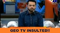 Geo News insulted by a caller Live in Amir Liaquat’s Show