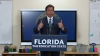 Florida Democrats pan Department of Education cuts; DeSantis attends signing