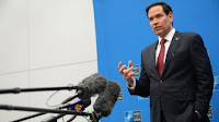 US’s Rubio shrugs off market falls at Nato press conference – as it happened