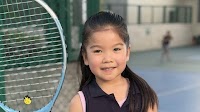 This 5-year old tennis player is dreaming big in the sport
