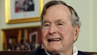 George HW Bush, former US president, breaks bone in neck in fall