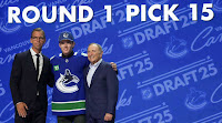 Canucks waste no time signing 2025 first round selection to NHL contract