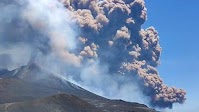 Italy's Mount Etna volcano erupts with a massive ash cloud and a "lava fountain"
