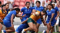 Women's Rugby World Cup: Australia thrashes Samoa