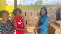 Corporate Hands | P.A. Benjamin supports Jamaica Red Cross