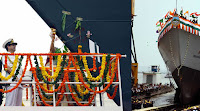 Firstship of Project 15B – Visakhapatnam Launched