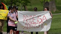 Community members hold protest in place of canceled pride parade (20 PHOTOS)