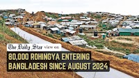 80,000 Rohingya Entering Bangladesh Since August 2024 | Fresh Rohingya influx will deteriorate the refugee crisis