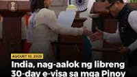 News::India, nag-aalok ng libreng 30-day e-visa sa mga Pinoy