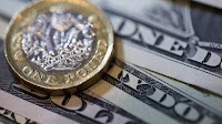Pound edges up as investors abandon dollar hit by trade war