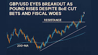GBP/USD Eyes Breakout as Pound Rises Despite BoE Cut Bets and Fiscal Woes