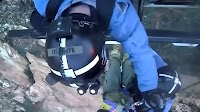 Video shows dramatic moment when helicopter rescues stranded father and son from Utah mountain