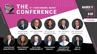 Introducing the first speakers at The Conference