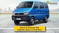 #FirstSpot: Maruti Suzuki Eeco 6 Airbags Std, New 6-seat Layout