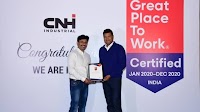 The Great Place to Work® Institute India Recognizes CNH Industrial India