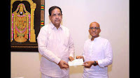 Technocrat Chandrasekhar Thota donates Rs 1 crore to TTD’s Pranadana trust