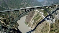 Railways conducts trial run on world's highest arch rail bridge in J&K