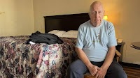 How does a 77-year-old homeowner with a disability end up living on Belleville’s streets?