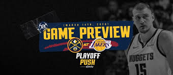 Nuggets play Lakers on Saturday